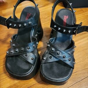 Demonia platform sandals
